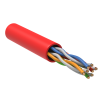 LC1-C5E04-124 | ITK Витая пара U/UTP кат.5E 4х2х24AWG LSZH красный (305м)