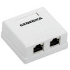 CS2-1C5EF-22-G | Розетка инф. настенная RJ45 кат. 5Е FTP 2 порта GENERICA