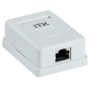 CS2-1C5EF-12 | ITK Настенная инф. розетка RJ45 кат. 5E FTP 1-порт