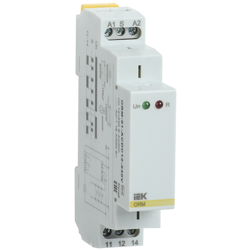 ORM-01-ACDC12-240V | Реле импульсное ORM 1 конт. 12-240В AC/DC IEK