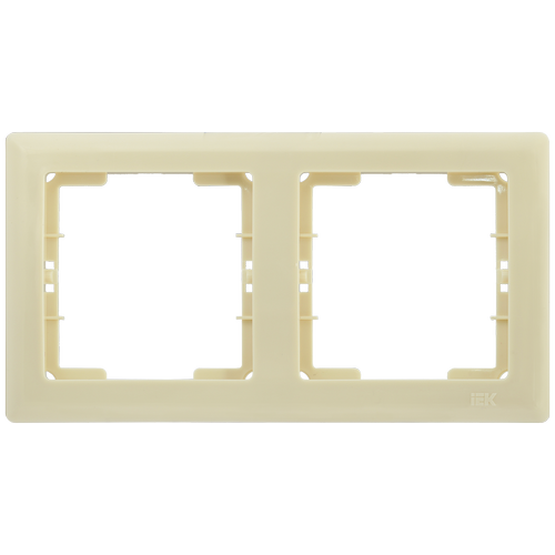 EMB20-K33 | РГ-2-БК Рамка 2 мест. гориз. BOLERO кремовый IEK