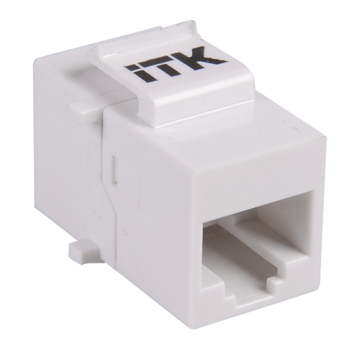 CS7-1C5EU | ITK Проходной адаптер кат.5E UTP, RJ45-RJ45, тип Keystone Jack