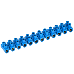 UZV6-005-04-2 | Зажим винтовой ЗВИ-5 н/г 1,5-4,0мм2 (2шт/блистер) синие IEK