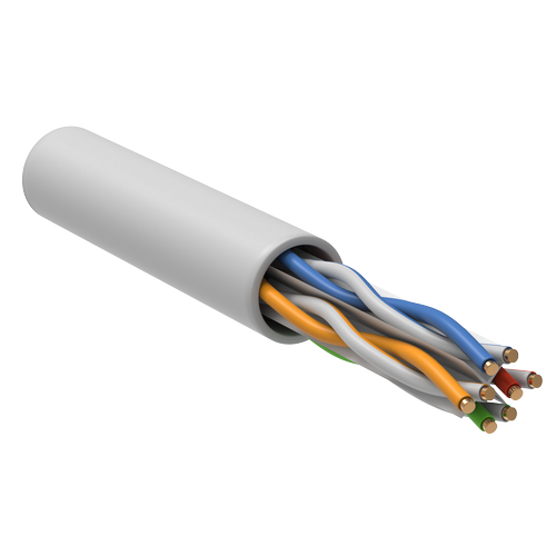 LC1-C604-128 | ITK Витая пара U/UTP кат.6 4х2х23AWG LSZH белый (305м)