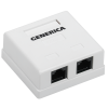 CS2-1C5EU-22-G | Розетка инф. настенная RJ45 кат. 5Е UTP 2 порта GENERICA