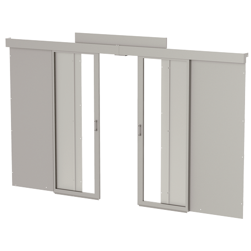 ZP-FD35-45U-1000 | ITK by ZPAS Компл. дв. раздв. 45U 1000 серый