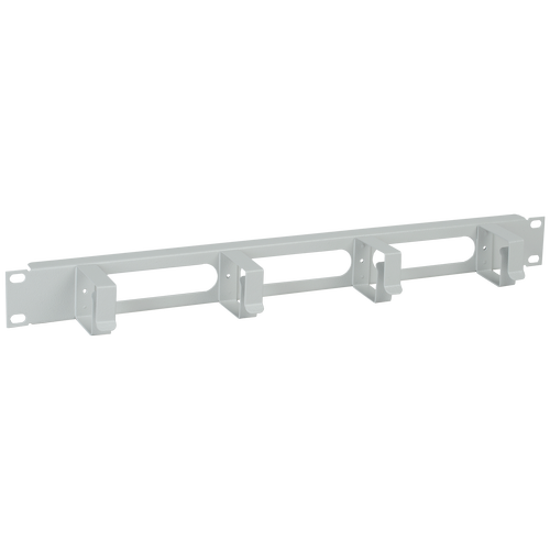 CO35-1M4RM | ITK Кабельный органайзер 19" 1U 4 кольца, серый