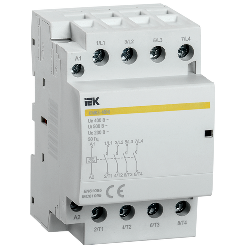 MKK21-63-40 | Контактор модульный КМ63-40М AC/DC IEK