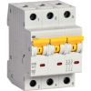MVA33-3-016-D | Выключатель автоматический ВА47-60МА без тепл. расцеп. 3P 16А 6кА D IEK
