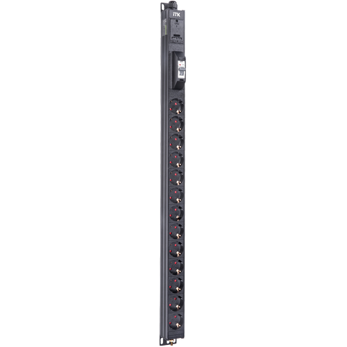 BS-PV12-13D-11 | ITK BASE PDU PV0111 19U 1ф 16А 13SCHUKO 2,6м SCHUKO