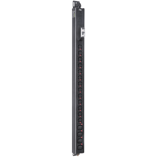 BS-PV-43-13C13-04C19-12 | ITK BASE PDU PV1112 22U 1ф 32А 13C13 4C19 3м IEC60309