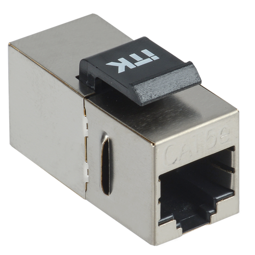 CS7-1C5EF | ITK Проходной адаптер кат. 5E FTP RJ45-RJ45 Keystone Jack