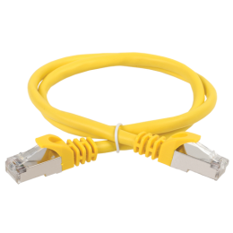 PC05-C5EF-1M5 | ITK Коммутационный шнур (патч-корд), кат.5Е FTP, 1,5м, желтый
