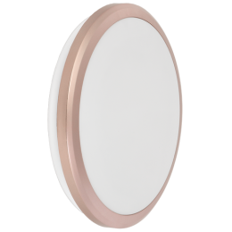 LDPB0-3201-12-4000-K01 | Светильник LED ДПБ 3201 12Вт IP54 4000K круг Розетка золото IEK
