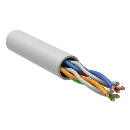 LC1-C5E04-128 | ITK Витая пара U/UTP кат.5E 4x2х24AWG LSZH белый (305м)