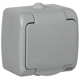 ERA12-K03-16-54 | РСш12-2-А Розетка 1-ая с заземлением откр. уст. 16А IP54 AQUATIC IEK
