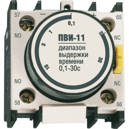 KPV10-11-1 | Приставка ПВИ-11 задержка на вкл. 0,1-30сек 1з+1р IEK

