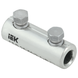 UCB11-025-050-02-01 | Соединитель болтовой луженый СБЛ 25-50/2 1кВ IEK
