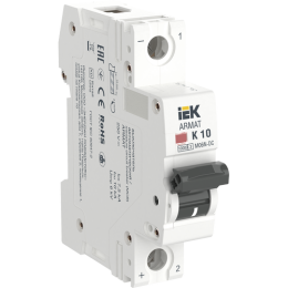 AR-M06N-1-K010DC | ARMAT Автоматический выключатель M06N-DC 1P K 10А IEK
