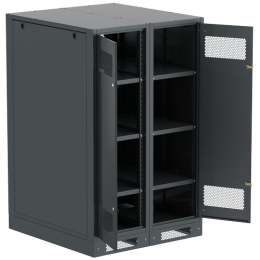 LB05-14H99-2M | ITK LINEA B Шкаф (пустой) 1450х900мм дверь двуст. мет. чер.
