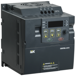 CNT-A310D33V0075TEZ | Преобразователь частоты CONTROL-A310 380В, 3Ф 0,75 kW 2,3A IEK
