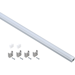LSADD1712-SET1-2-N1-1-08 | Профиль алюминий для LED ленты 1712 накл. прям. 2м к-т опал IEK
