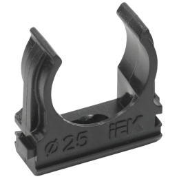 CTA10D-CF25-K02-010 | ELASTA Держатель с защелкой CF25 черный (10шт/компл) IEK
