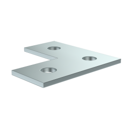 CLM50D-PLS-090-40 | Пластина соед. L-образная для STRUT-профиля EZ IEK
