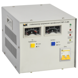IVS10-1-02000 | Стабилизатор напряжения СНИ1-2 кВА однофазный IEK
