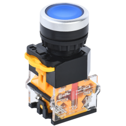 BBT30-11-3-22-K07 | Кнопка D8-11 d=22мм 1з+1р синяя IEK
