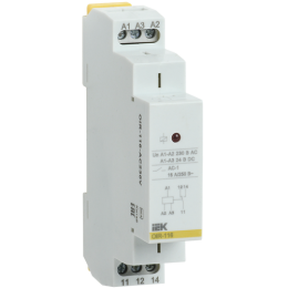 OIR-116-AC230V | Реле промежут. OIR 1 конт. 16А 230В AC IEK
