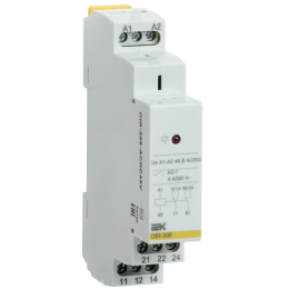 OIR-208-ACDC48V | Реле промежут. OIR 2 конт. 8А 48В AC/DC IEK

