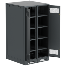 LB05-17H99-2M | ITK LINEA B Шкаф (пустой) 1700х900мм дверь двуст. мет. чер.

