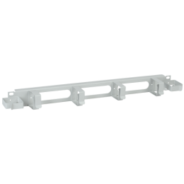 CO35-1M6R | ITK Кабельный органайзер 1U 2 боковых горизонт. и 4 вертик. кольца, серый