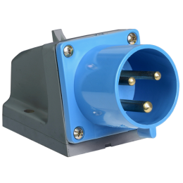 PSR51-032-3 | Вилка стац. ССИ-523 32А-6ч 220В 2P+PE IP44 IEK
