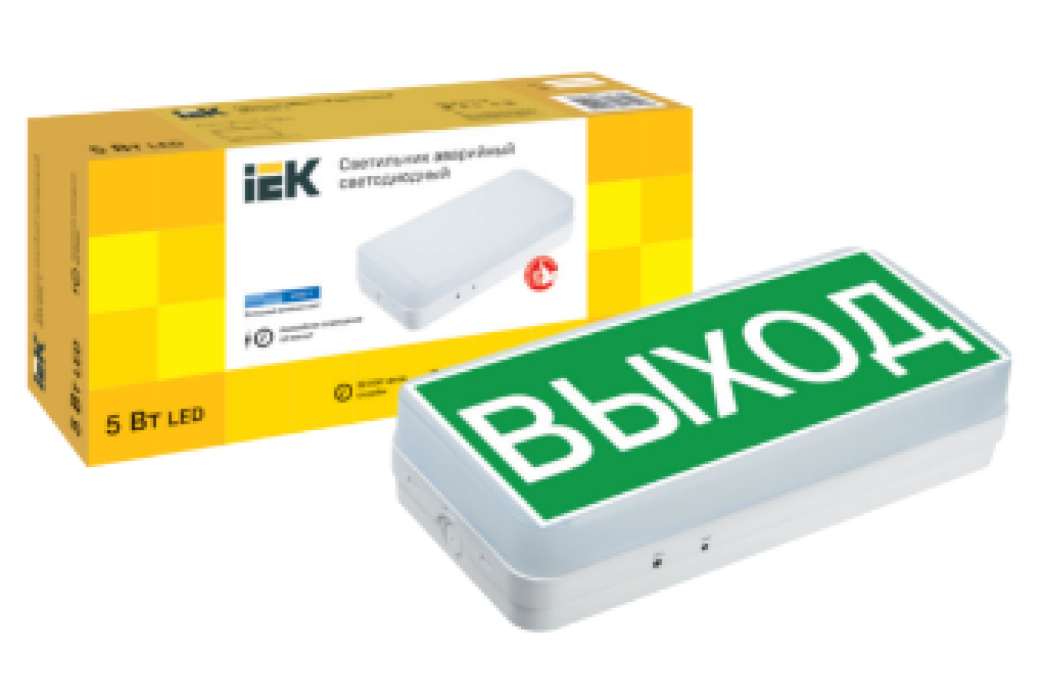 СВЕТИЛЬНИКИ АВАРИЙНО-ЭВАКУАЦИОННЫЕ ССА 1010 IP65 IEK®